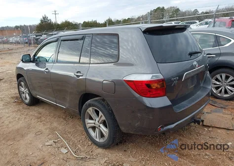 2008 Toyota Highlander Sport from USA, damaged, VIN JTEDS43A482023994